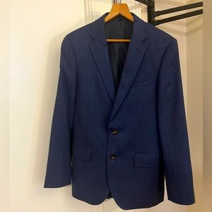 NWOT slim fit J. Crew University Blazer Suit Jacket in Navy Wool Size 38R